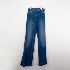 H&M High-waisted flared jeans
